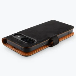 Google Pixel 9 Pro - Vintage Leather Wallet Phone Case -Union Store studio 17516 flatlay back