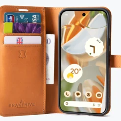 Google Pixel 9 Pro - Vintage Leather Wallet Phone Case -Union Store studio 17521 inner