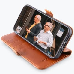 Apple IPhone 15 - Metro Leather Wallet Phone Case -Union Store studio 1760